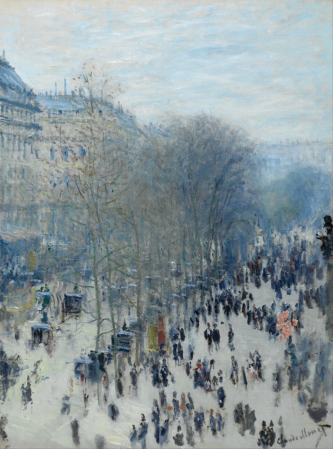 Claude Monet Boulevard Des Capucines
