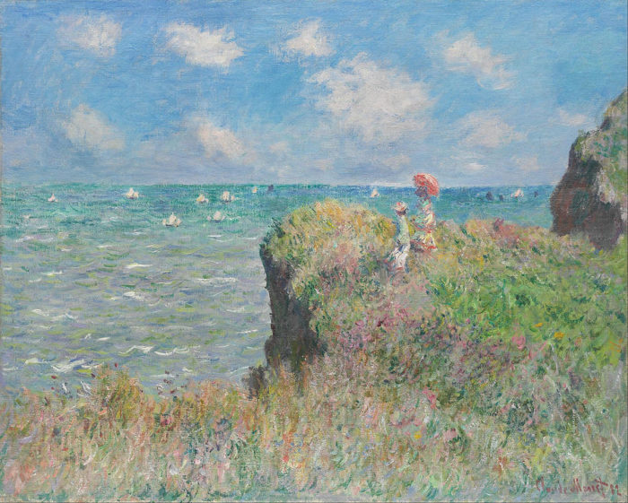 Claude Monet Cliff Walk At Pourville – Art Gallery