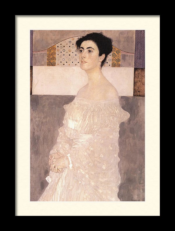 Gustav Klimt Portrait Of Margaret Stonborough-Wittgenstein Framed Art Print