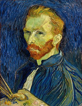 Vincent Van Gogh Self Portrait With Palette