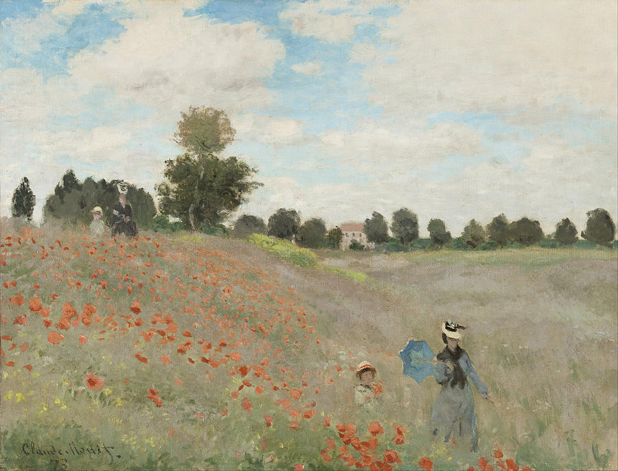 Claude Monet Poppy Field