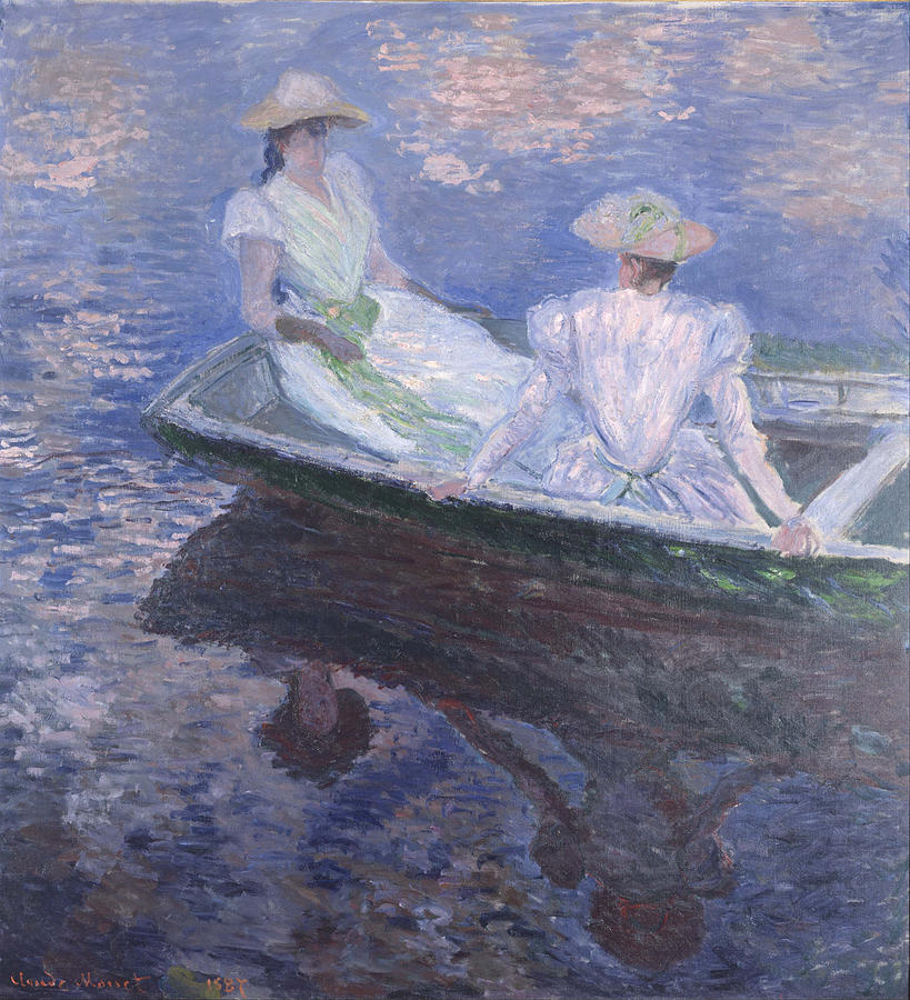 Claude Monet On The Boat