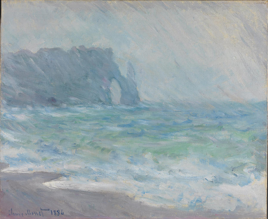 Claude Monet Rain At Etretat